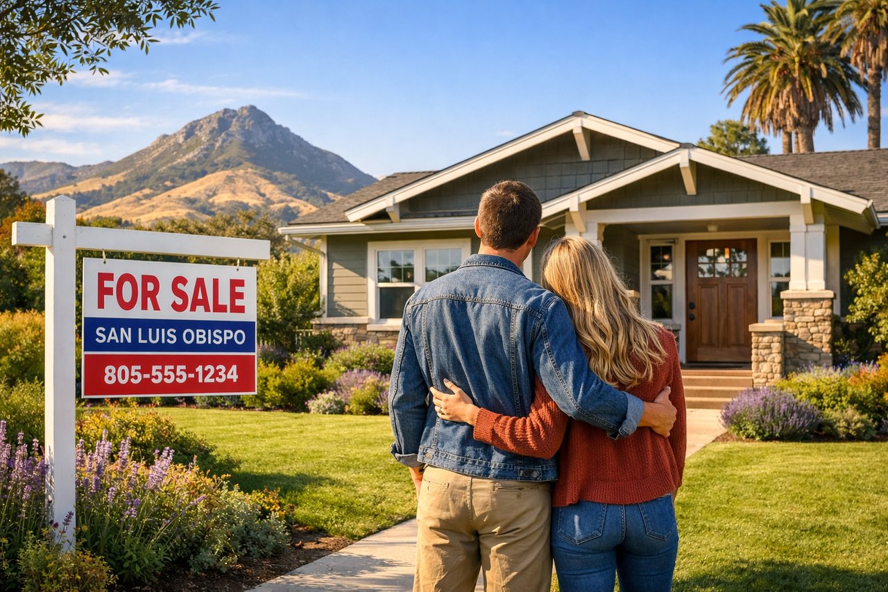 Inherited home property in San Luis Obispo County prepared for sale on the Central Coast