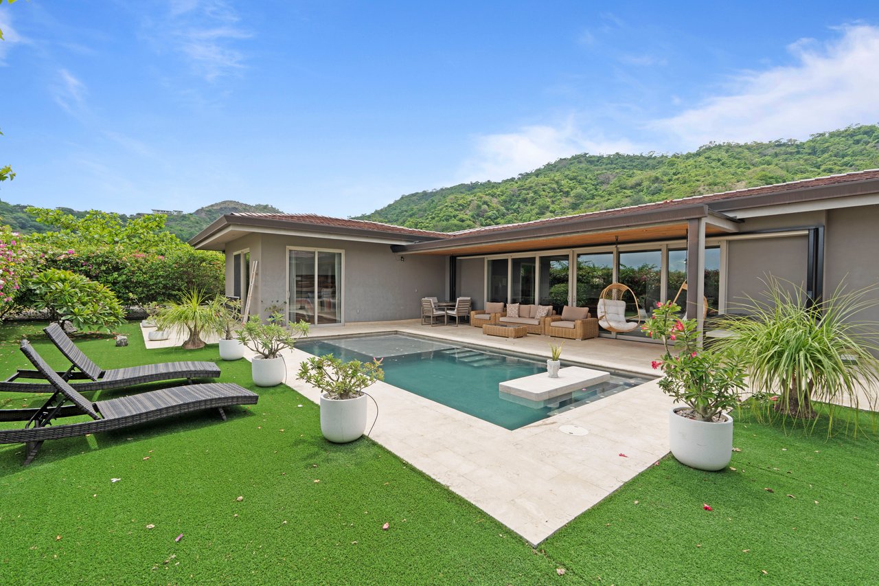 Casa Coralina | Elegant Home in Top Gated Community with Private Pool, Lush Gardens, & Incredible Amenities.  Located on a Double Lot w/ Ocean View!
