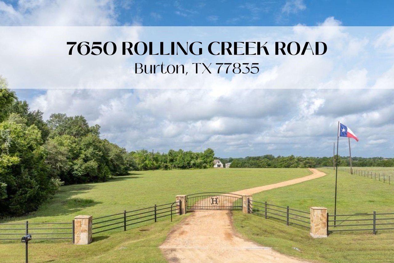 7650 Rolling Creek Road, Burton, Texas, 77835 Washington County