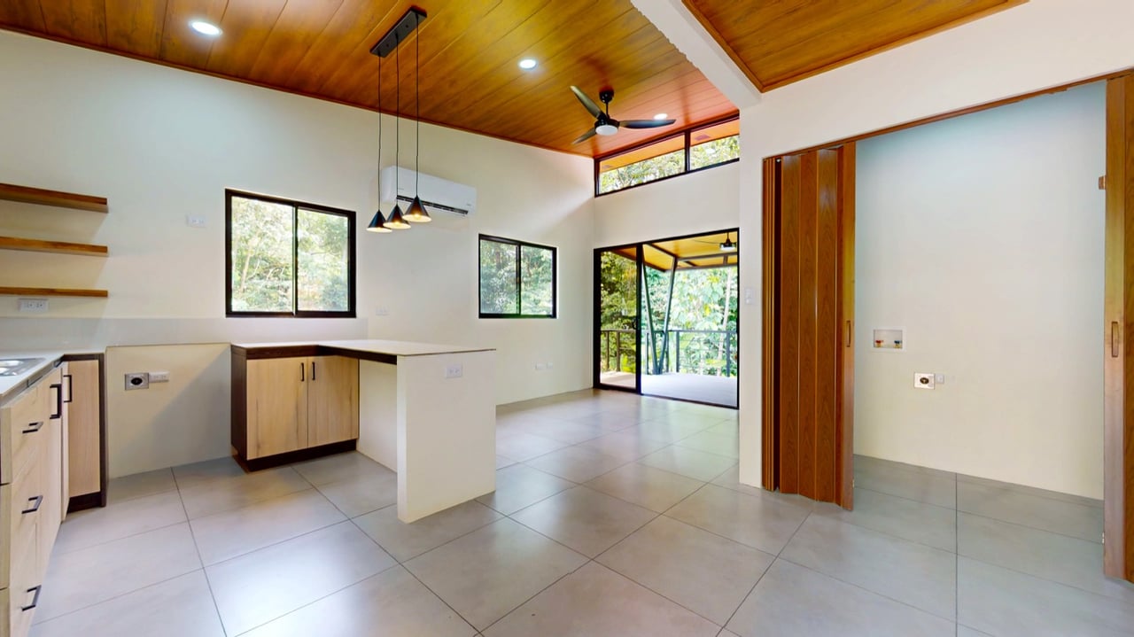 Brand New 2 Bedroom Home on Acreage Backing onto Jungle and Creek