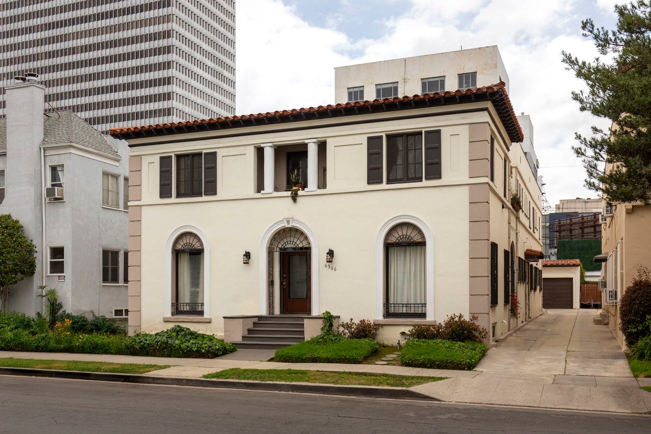 Restored Italian Renaissance 4 Unit in Beverly Grove