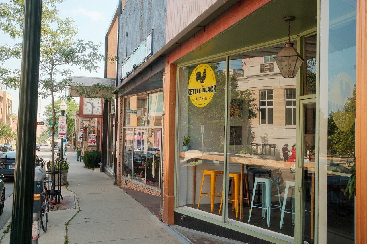 Kettle Black Kitchen restaurant on Monroe Street in Madison, Wisconsin