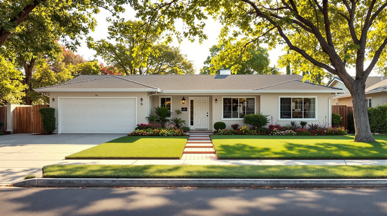 Lake Balboa single-family home with tasteful for-sale sign representing a top local real estate agent choice in the San Fernando Valley