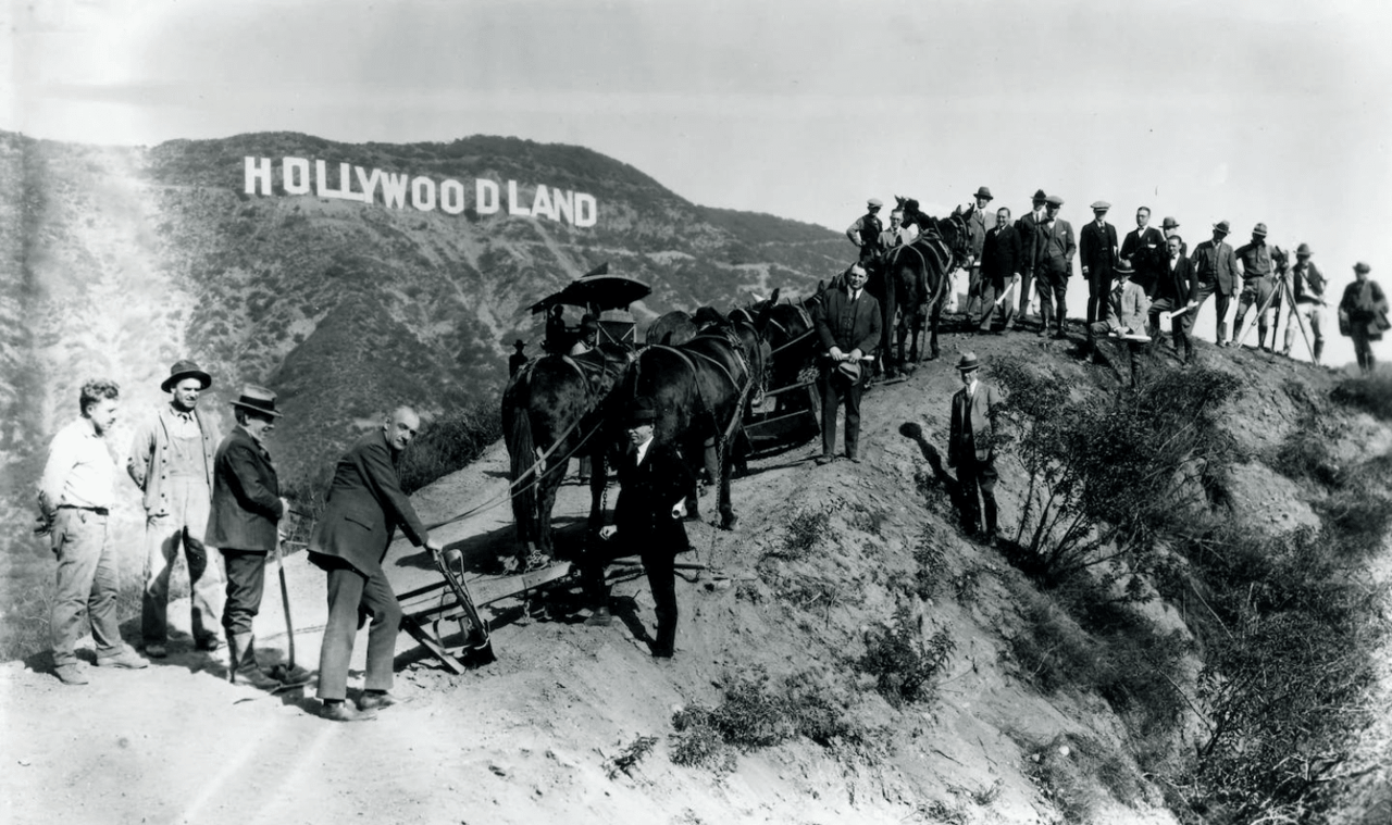 The Hollywood sign turns 100 this year.