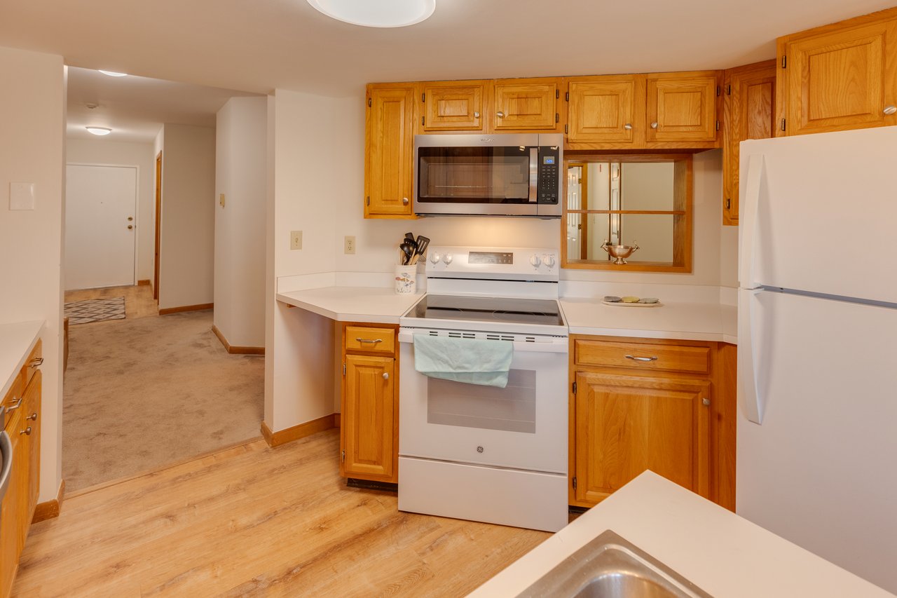 Ski Season Rental with panoramic water and mountain views