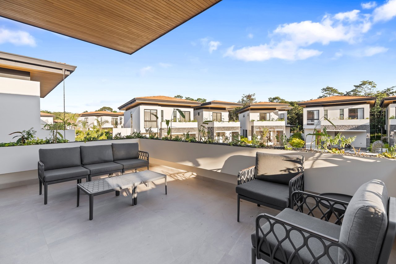 Villa Tropical Dawn | 4-Bedroom Modern Oasis in Bosques de Pinilla with Forest Views & Resort-Style Amenities