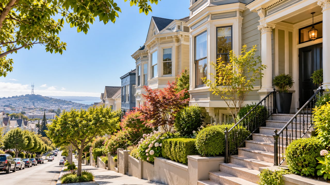 Noe Valley San Francisco home with natural light and outdoor space, represented by Monica Pauli Compass