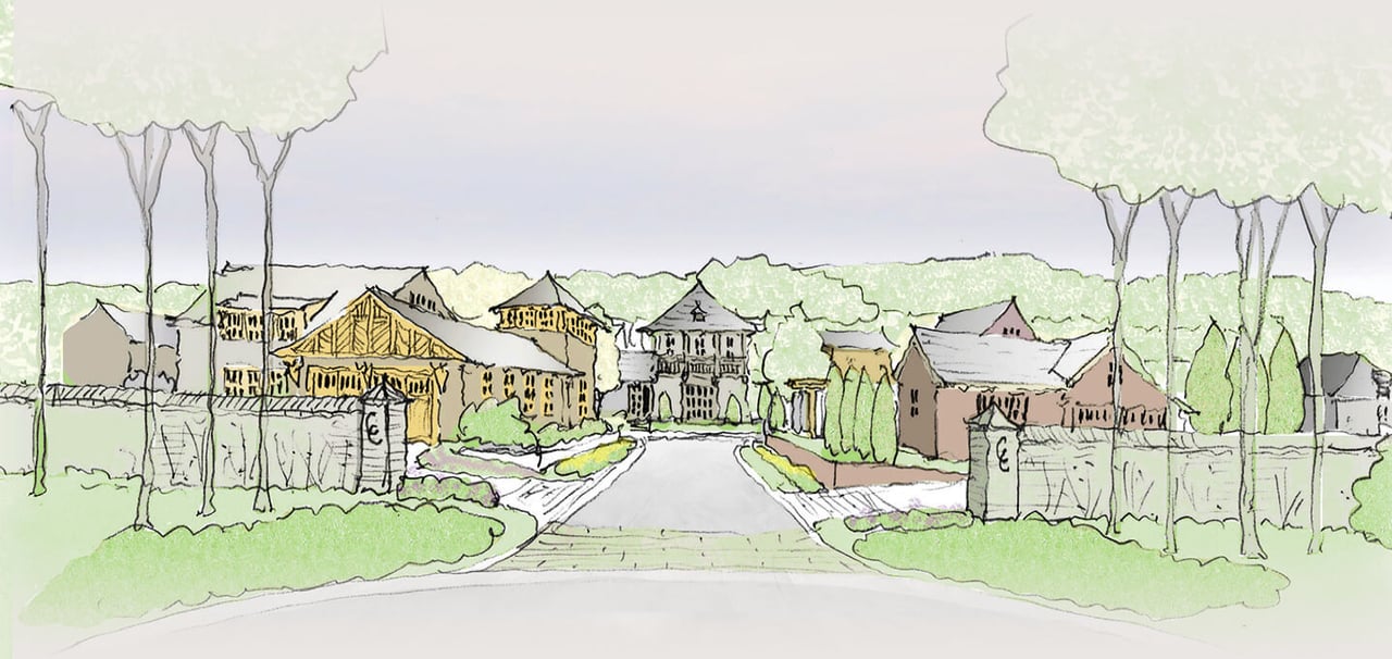 New luxury homes at Chester Court in Mountain Brook Village, AL near Birmingham