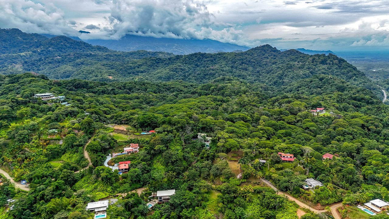 Ocean View Home for Sale in Ojochal with Pool & Jungle Views