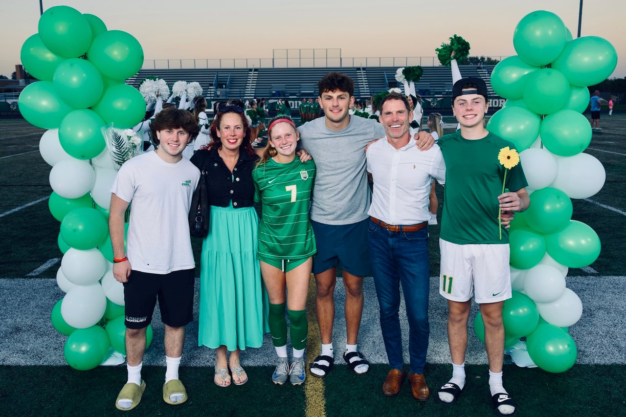 “Josh Sprague and family celebrating the New Year in Edina, Minnesota”