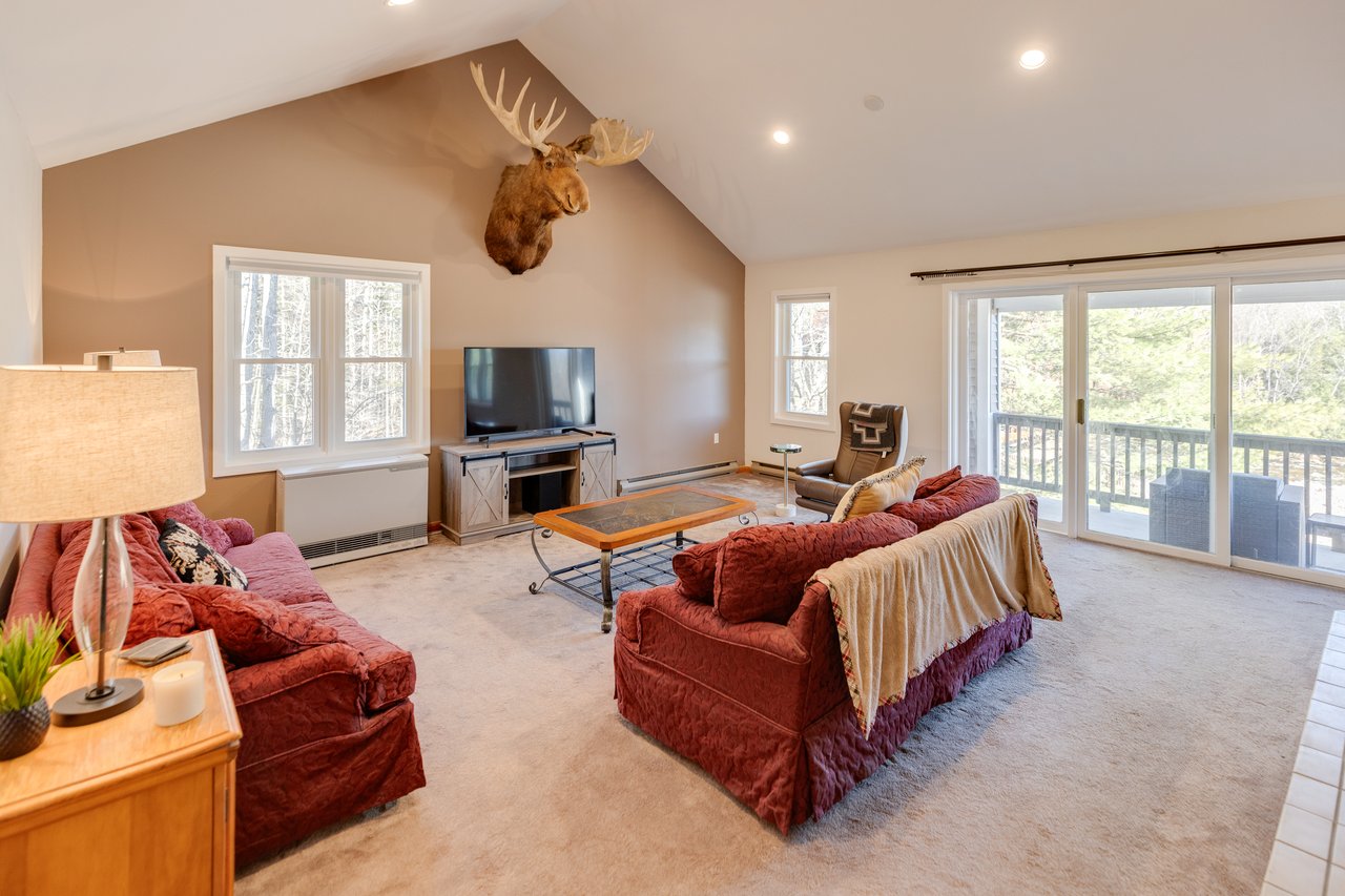 Ski Season Rental with panoramic water and mountain views