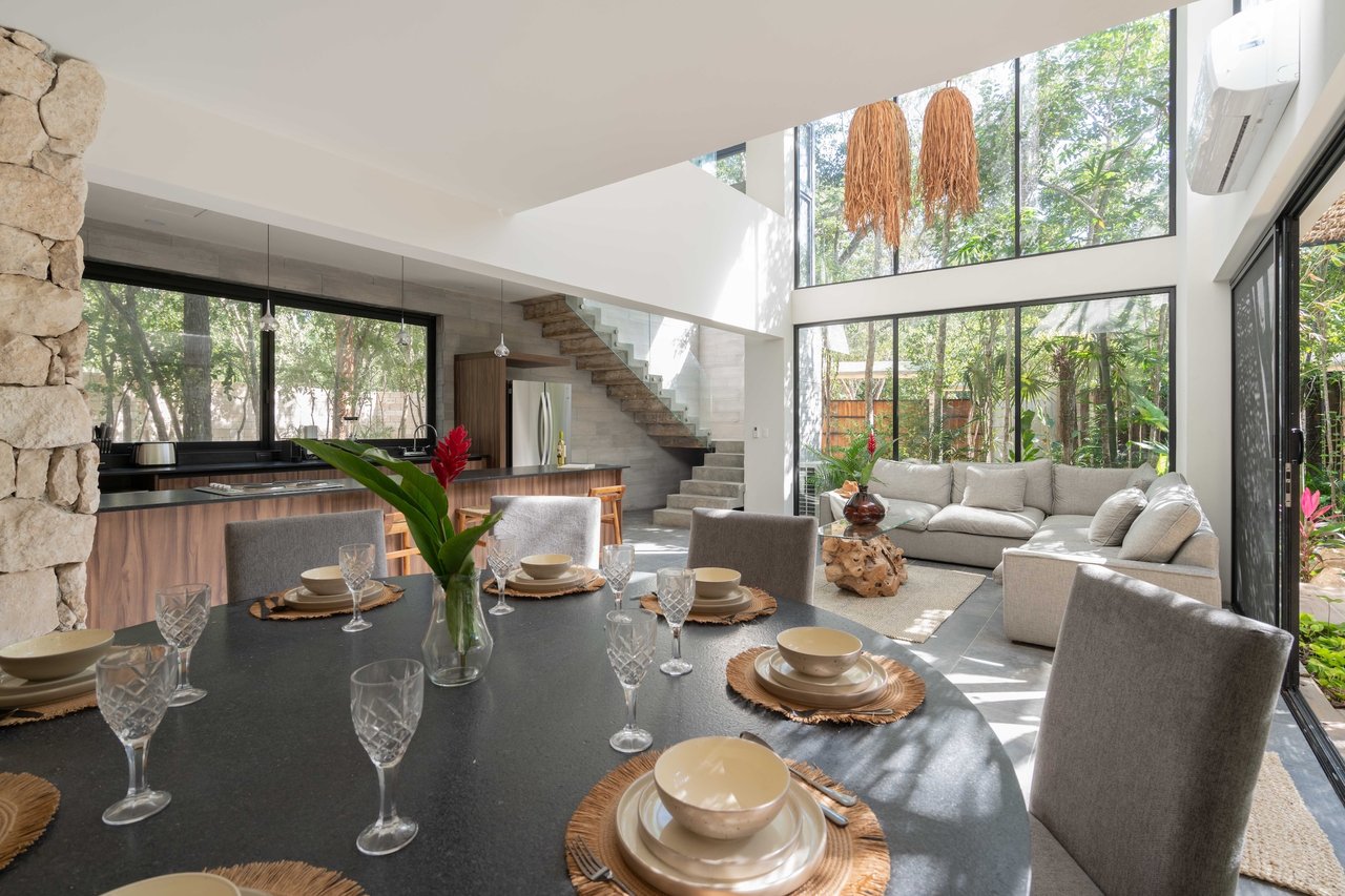 Villa 2  | Beautiful 4 Bedroom with Large Pool in 12 O’Clock Tulum