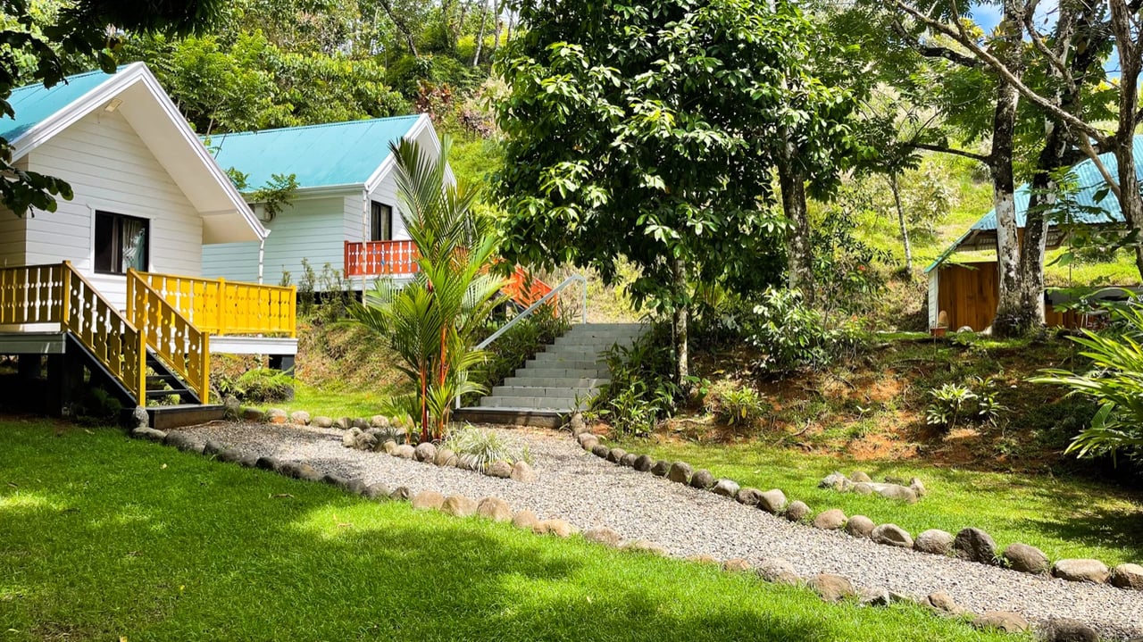 Luxury Ocean View Home with Chic Riverfront Cabins