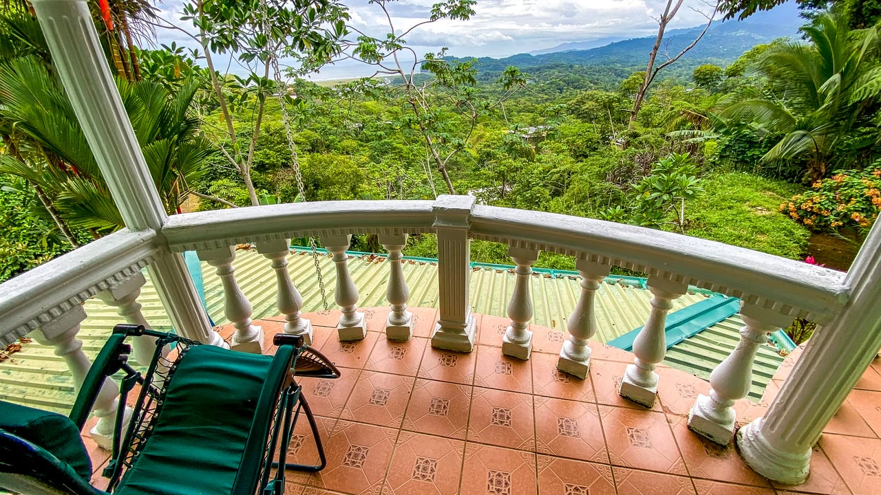 Ocean View Home for Sale in Ojochal with Pool & Jungle Views