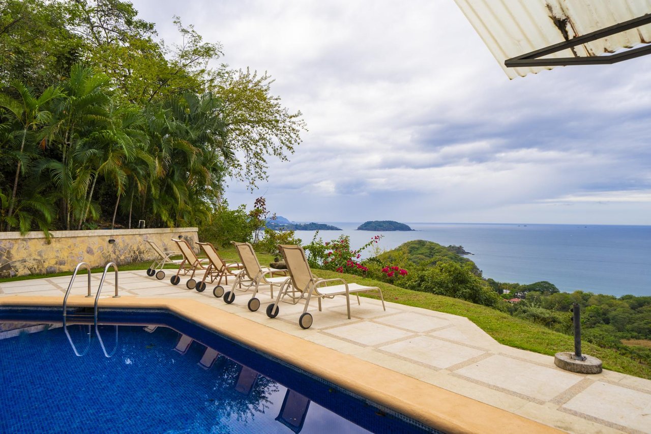 Casa Nikita | 4-Bedroom Ocean View Villa with Pool Near Potrero Beach