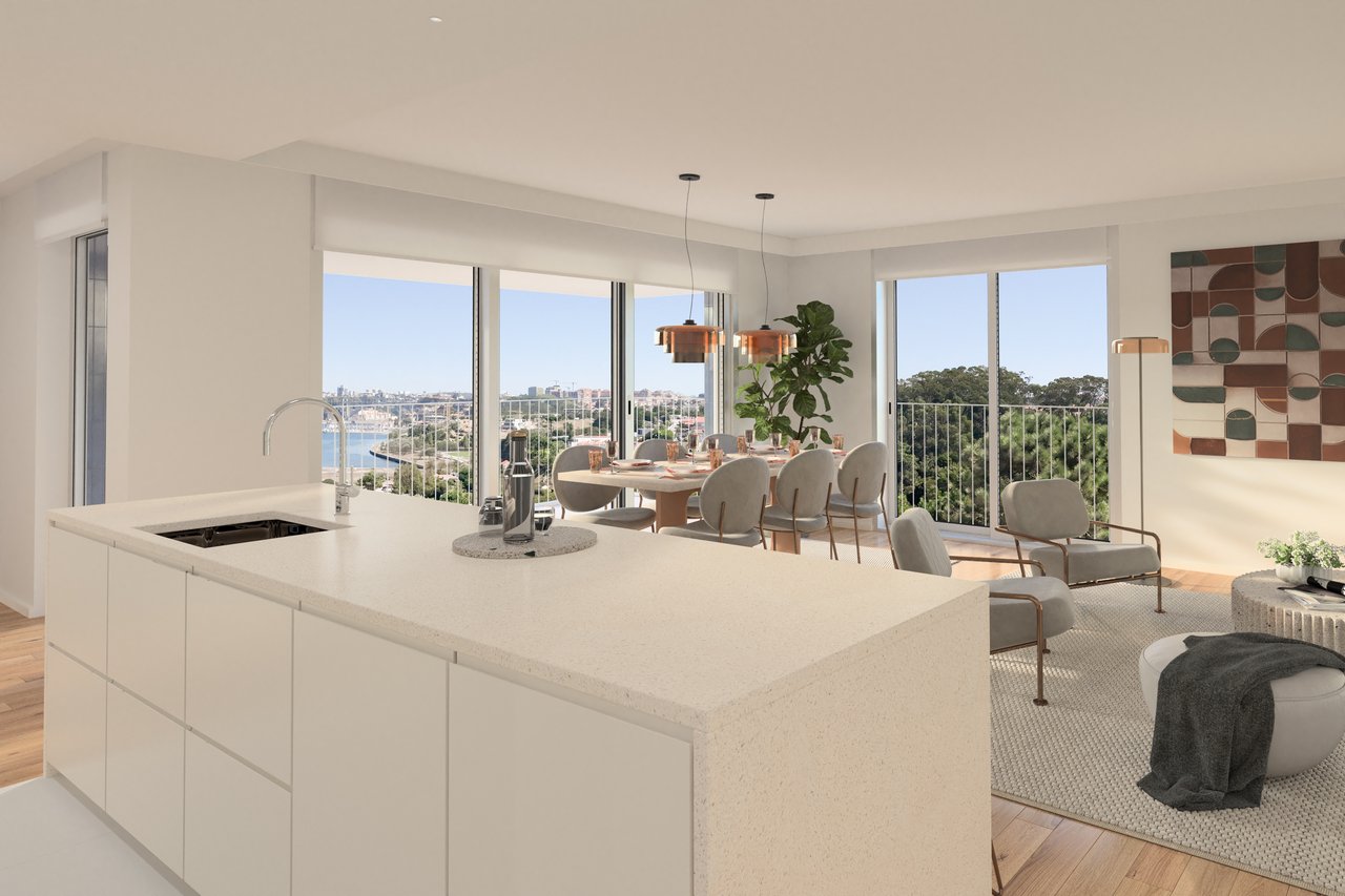 Modern 2-Bedroom Apartment with Balcony and Parking in Coastal Vila Nova de Gaia