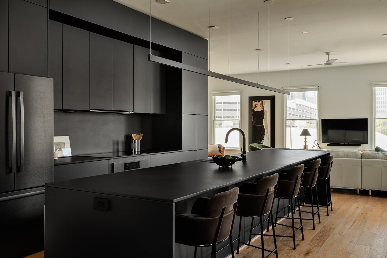 Luxury townhome kitchen in deep deuce okc listed by Jennifer Kragh