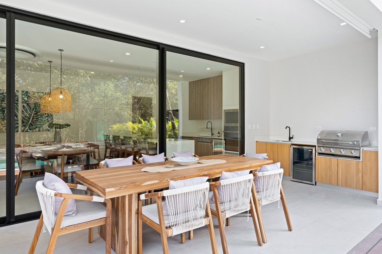 Villa Tropical Dawn | 4-Bedroom Modern Oasis in Bosques de Pinilla with Forest Views & Resort-Style Amenities