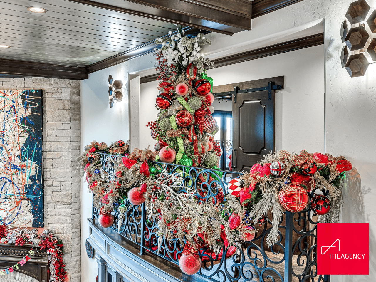Sleighing the Season: A Christmas Luxury Home Photoshoot at OKC's Viral Estate - Wyatt Poindexter - The Agency