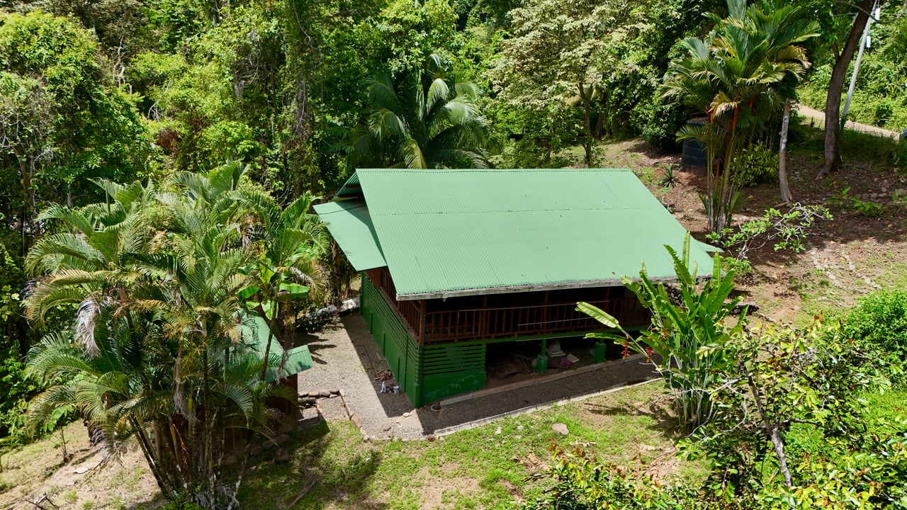 La Unión Road Investment Opportunity - 2.2 Acres with Existing Teak Cabin & River Access 
