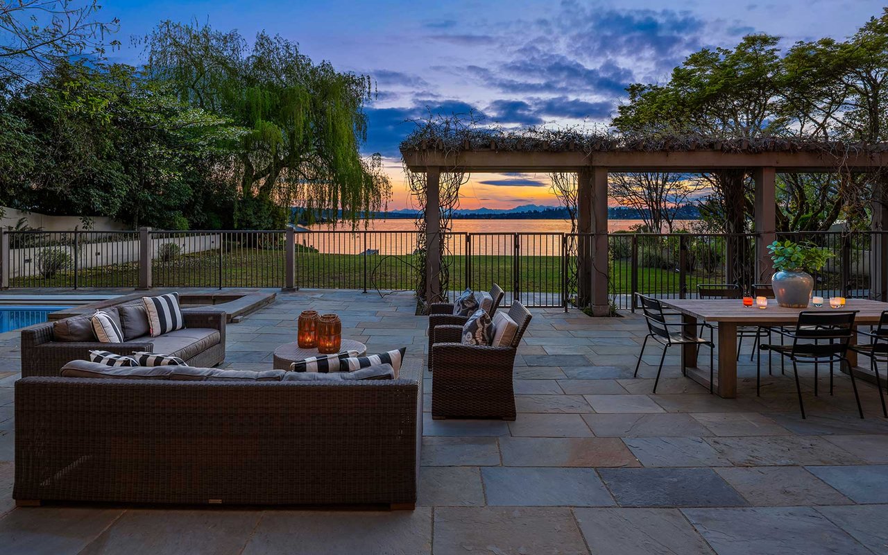 Timeless West-Facing Waterfront Estate on Treasured Hunts Point