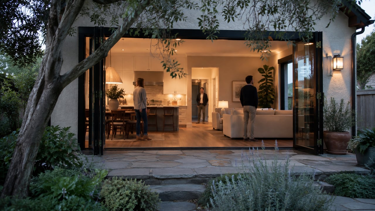 Prospective homebuyers returning to a San Luis Obispo County property for a more detailed second visit.