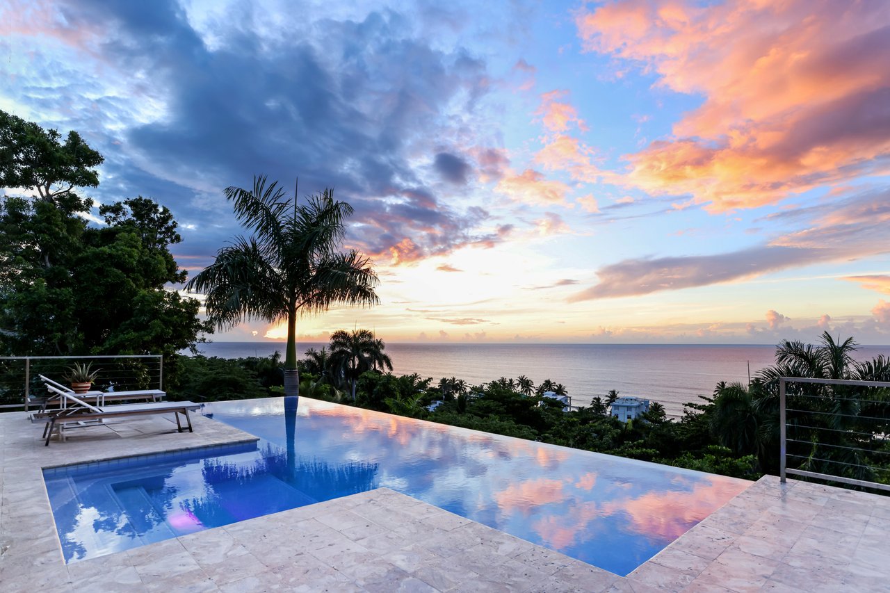 Casa Azul, Rincón PR                  Luxury Modern Hilltop & Ocean Views