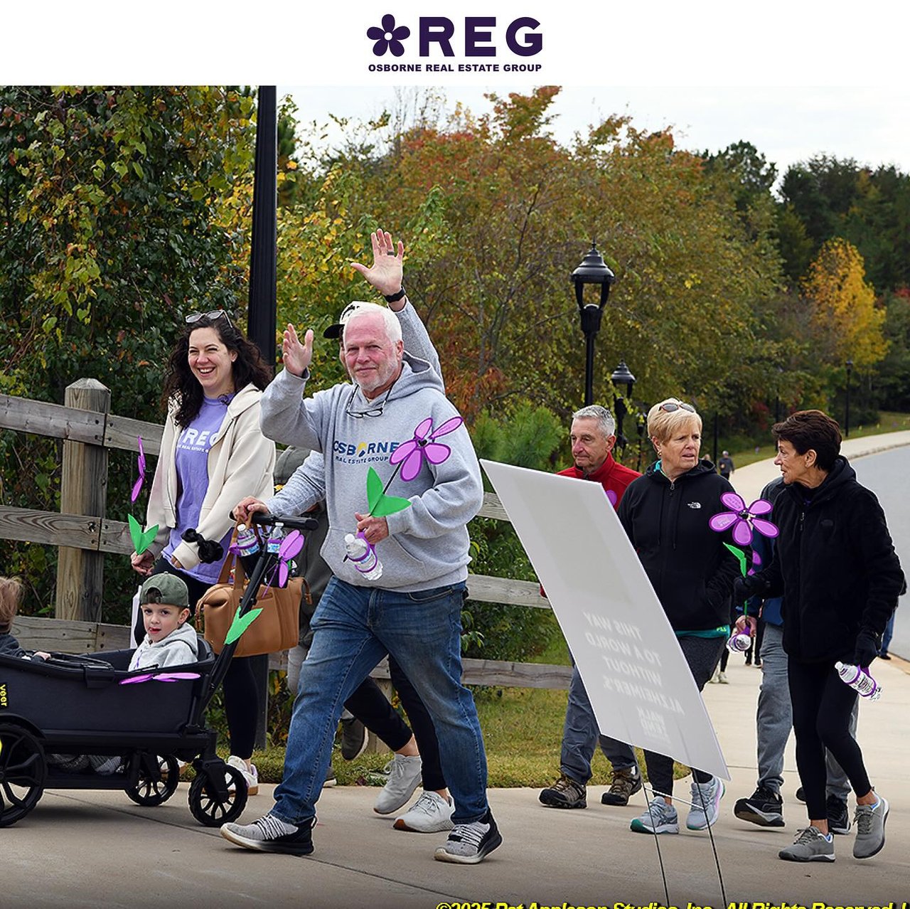 Osborne Real Estate Group Raises $5,890 for Alzheimer’s