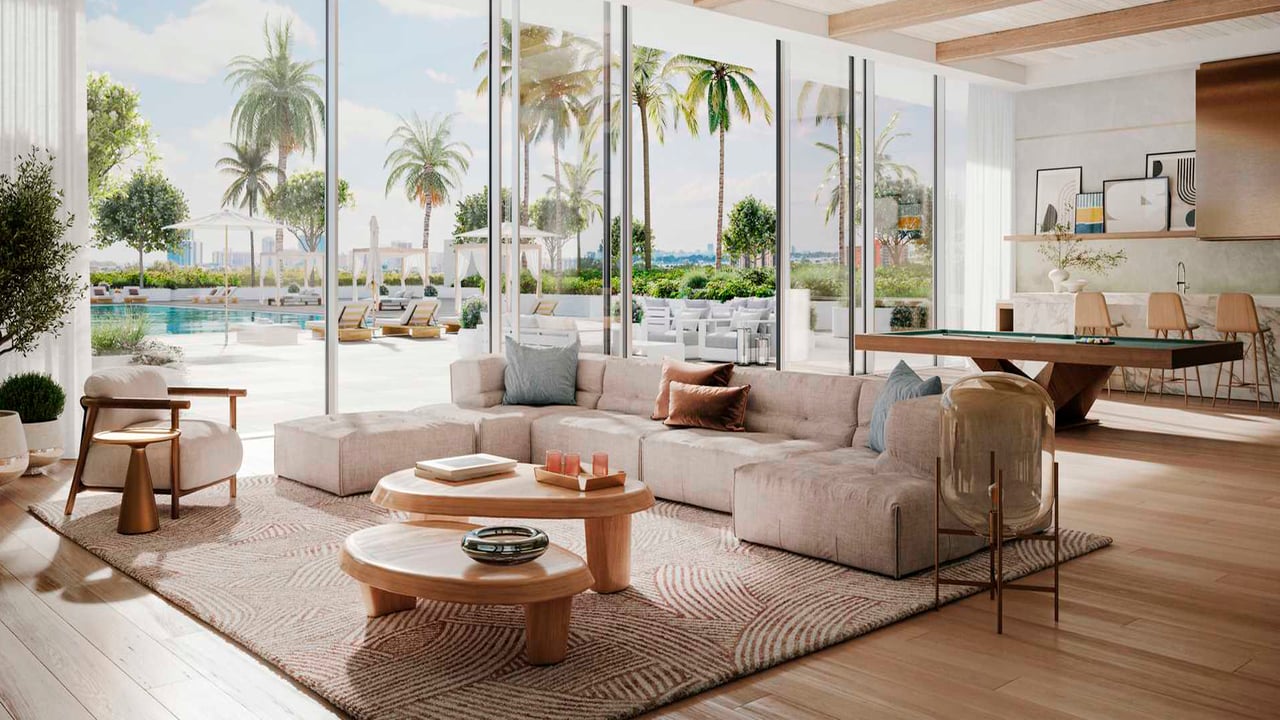 One Park Tower social lounge