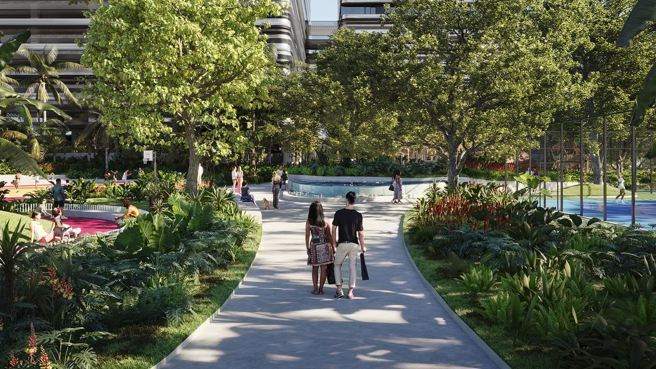 Mercedes-Benz Places Miami amenities garden