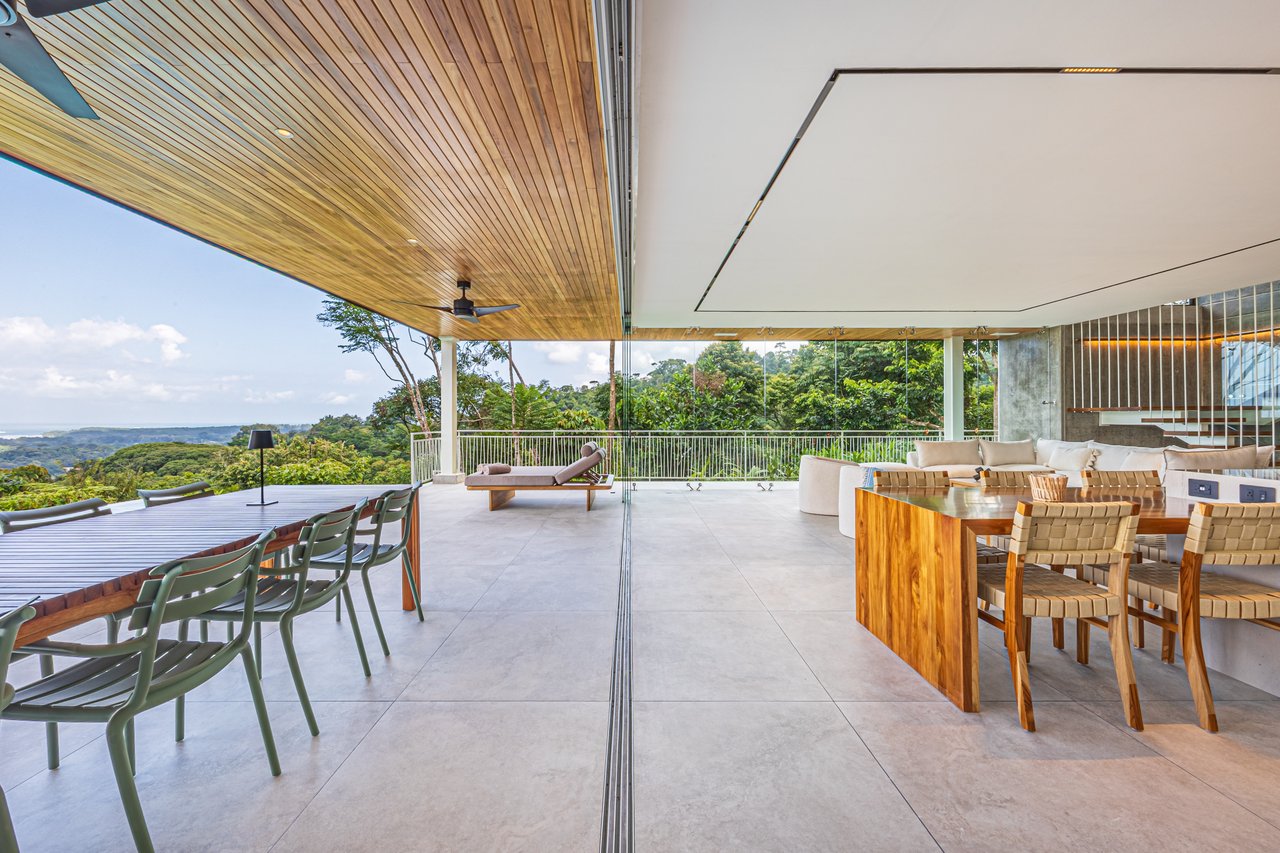 New contemporary tropical villa boasts with a movie theater and views of the iconic whale’s tail