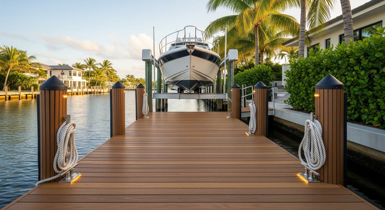 Maintaining Docks and Boatlifts in The Landings
