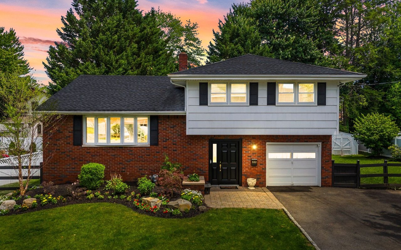 Twilight exterior of 322 Scharer Avenue in Northvale, NJ