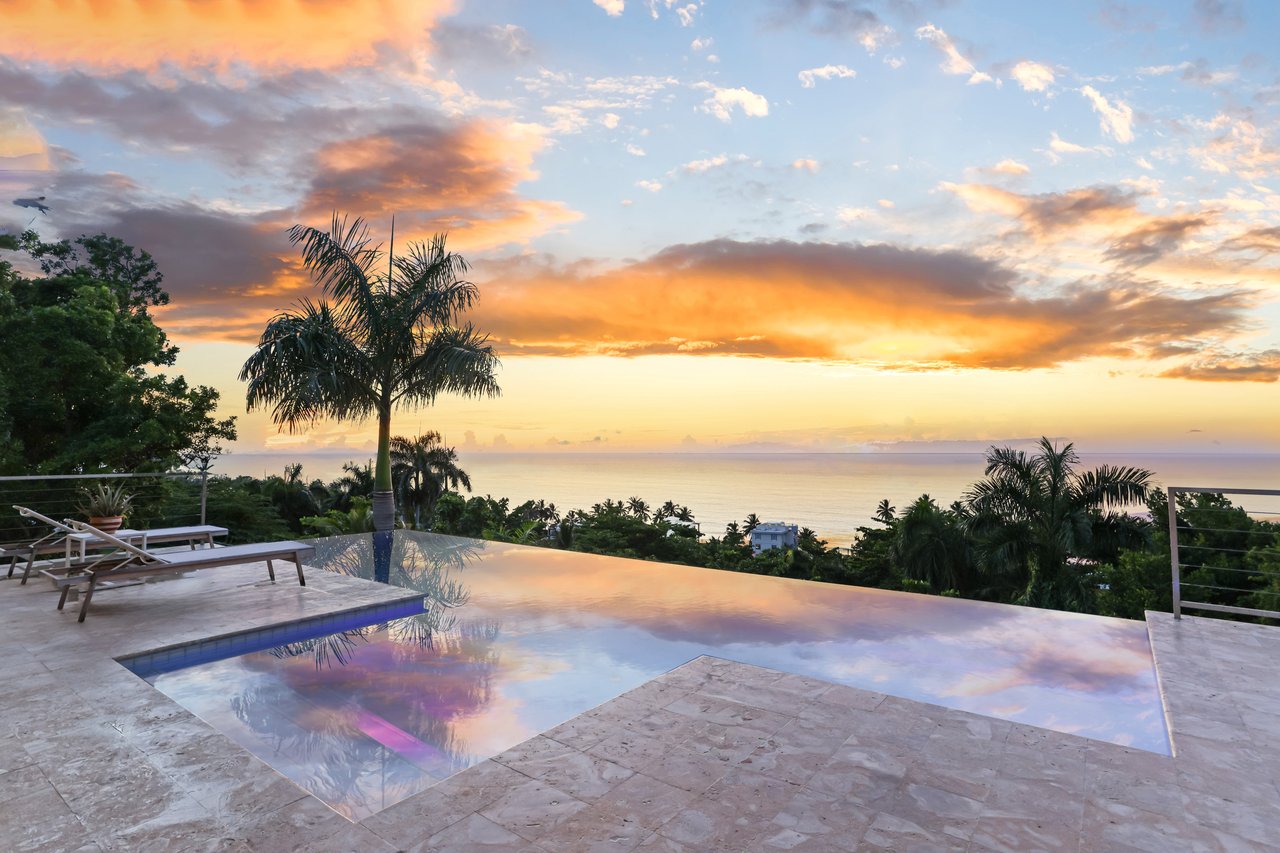 Casa Azul, Rincón PR                  Luxury Modern Hilltop & Ocean Views