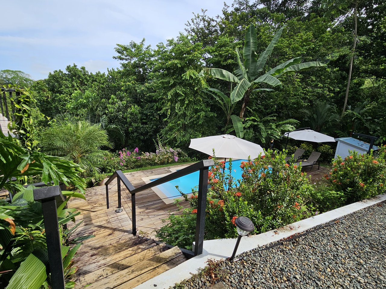 Beautiful sea view House Guesthouse and Pool in a gated Community close to awesome Beaches