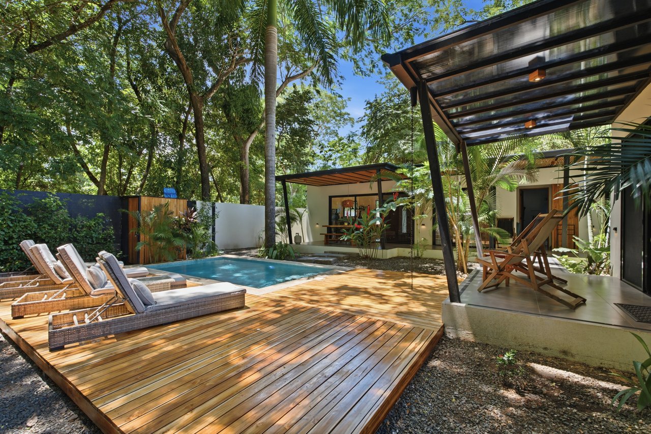 Casa Tatou | Private Pool & Walk-to-Beach Living in Surfside Playa Potrero