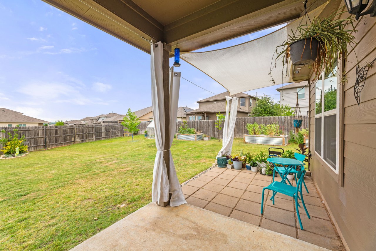 Sprawling One-Story on .28 Acres | Scenic Views + Garden Paradise! | Largest Floor Plan in Reserve at McKinney Falls