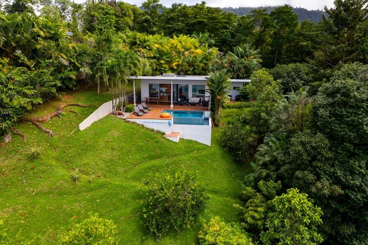 Costa Rican Villa with Whales Tail Views