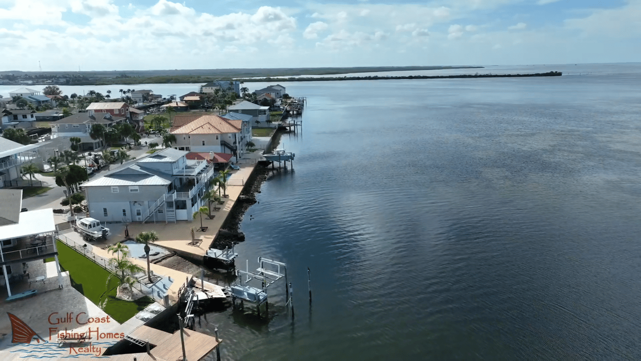 Gulf Side of Beverly With Signal Cove Gulf Channel