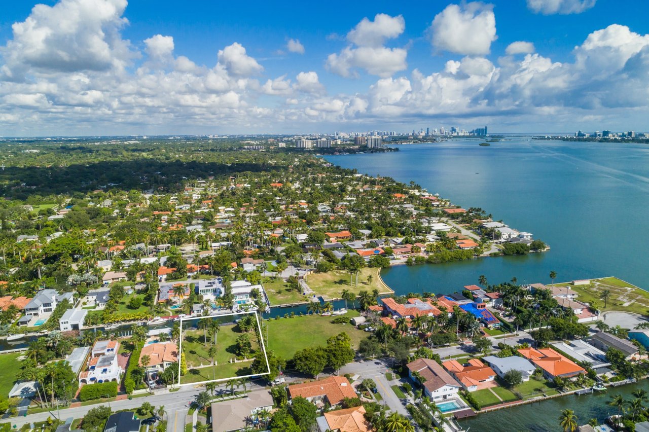 Miami Shores Adjacent Waterfront Lot Hits Market