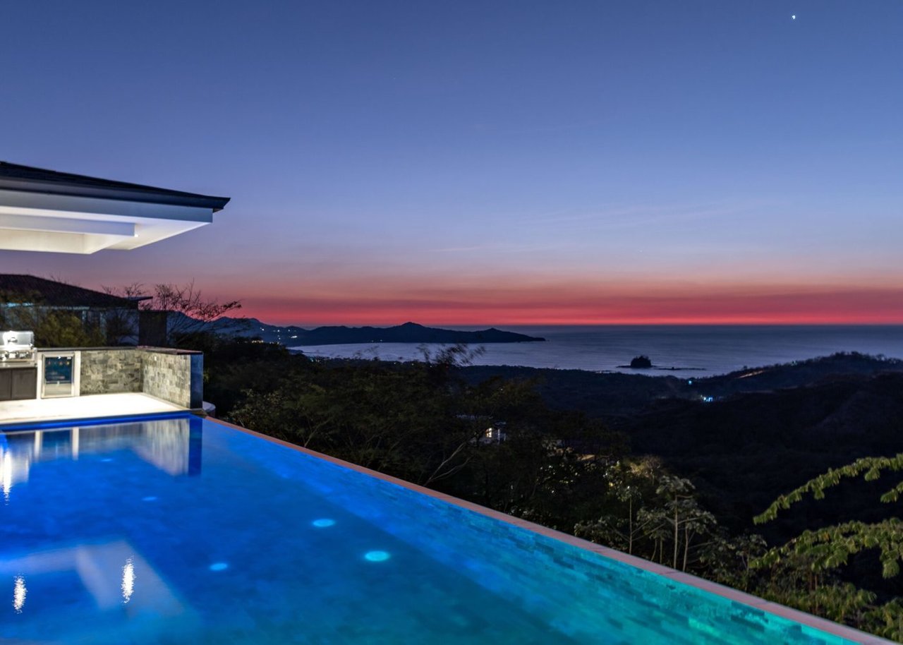 Panoramic Ocean View Villa, Flamingo, Guanacaste