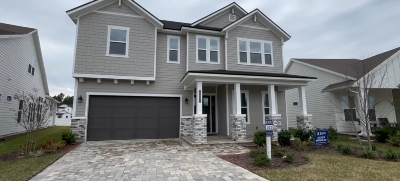 Home Tour of Palisade Floorplan of ICI Homes Located in SilverLeaf Community in St. Augustine, FL