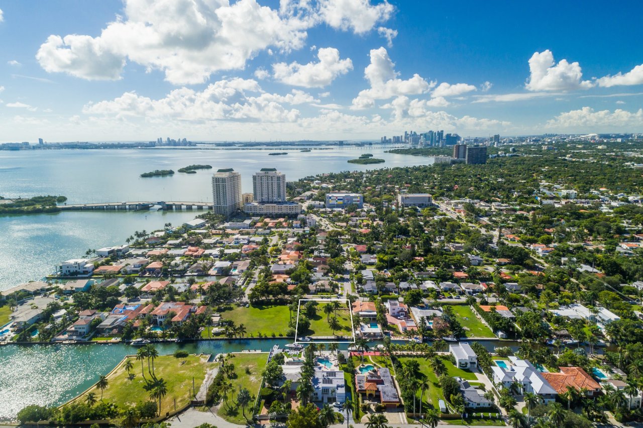 Miami Shores Adjacent Waterfront Lot Hits Market