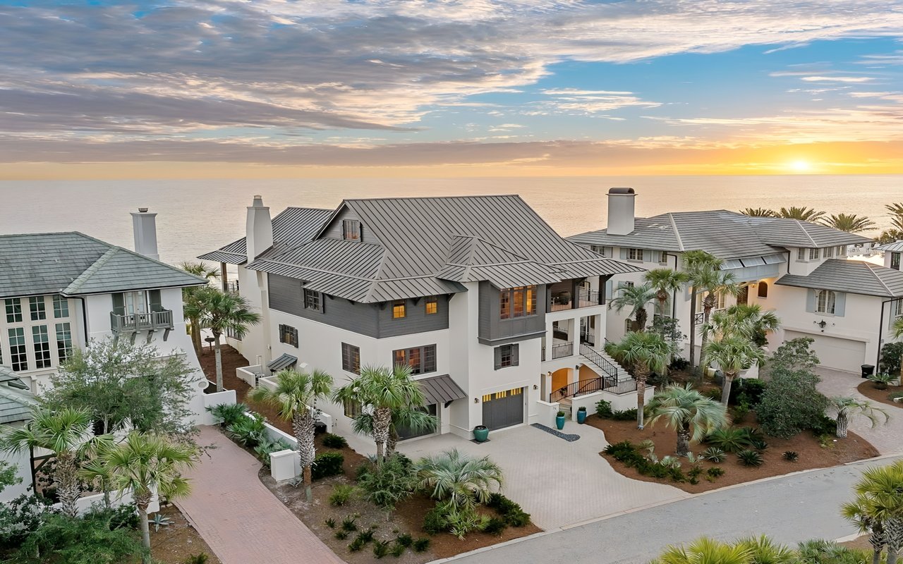 Masterfully Constructed Gulf-Front Home In 30A’s Most Private Community
