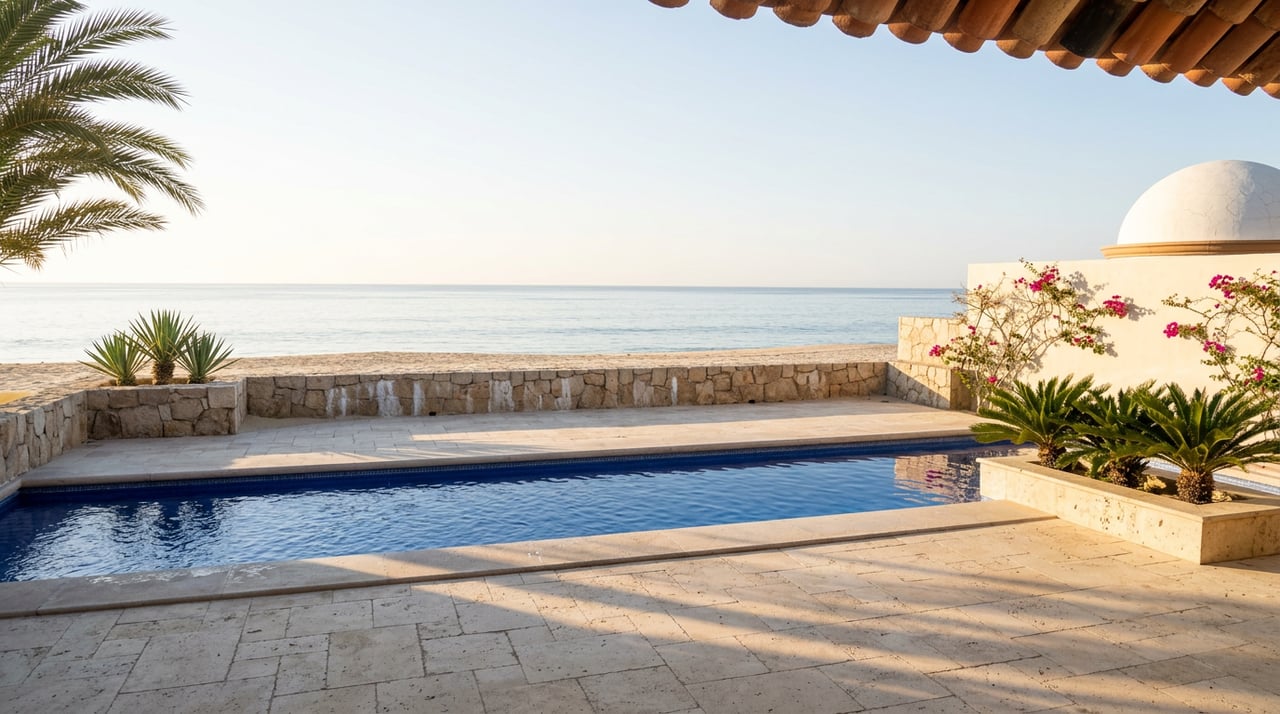 The East End Of Medano Beach, From Villa La Estancia's Front Gate