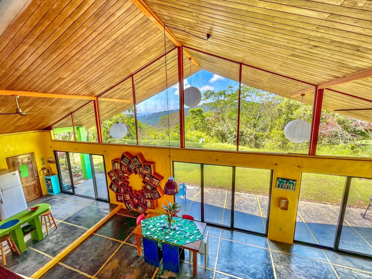 2.35 ACRES- 2 Bedroom Colorful Jungle Home With Ocean Views, Privacy, Room To Build More, Only 10 Min To Dominical!!!