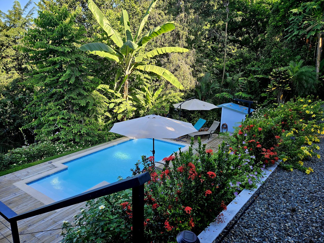 Beautiful sea view House Guesthouse and Pool in a gated Community close to awesome Beaches