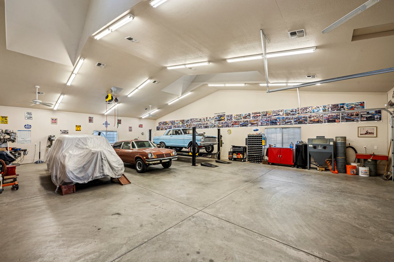 Custom Built Home on 4 Flat Acres in the Heart of Pleasant Valley – A Car Enthusiast's Dream!
