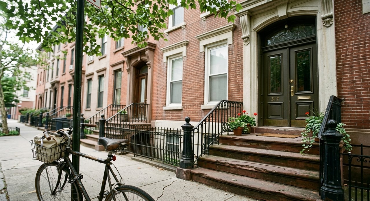 Everyday Life In Bedford-Stuyvesant Brownstone Blocks