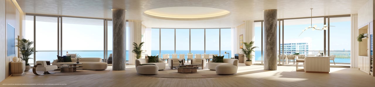 Inside the Rivage Bal Harbour Penthouse